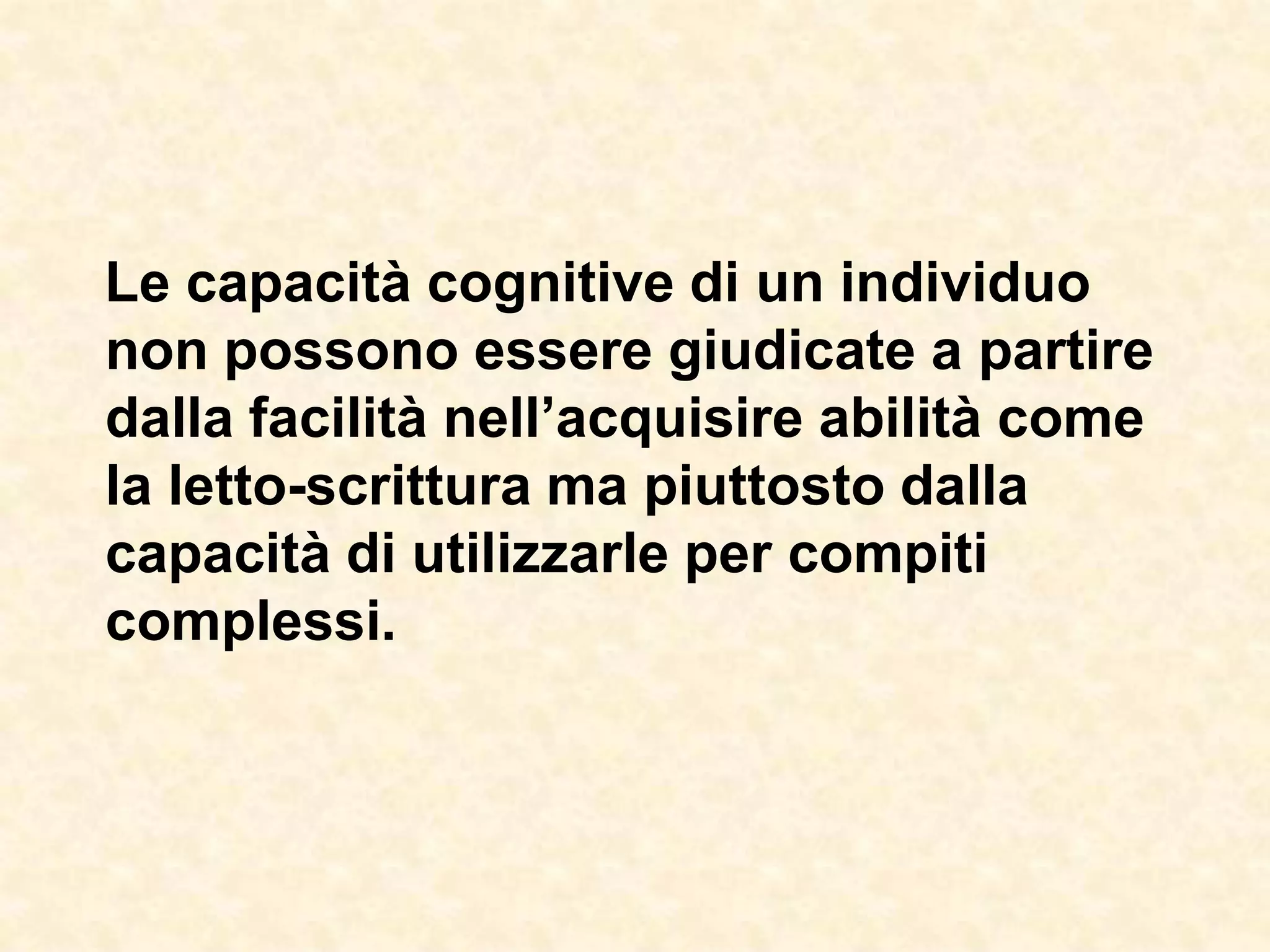 Caratteristica comune di tutti questi disturbi è la SPECIFICITA’