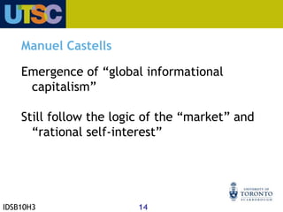 New form of social organizations and activities enabled by digital network and communication technologies