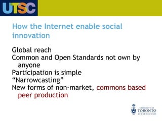 Emergence of “global informational capitalism”Still follow the logic of the “market” and “rational self-interest”Manuel CastellsIDSB10H315