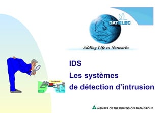 IDS Les systèmes de détection d’intrusion 
