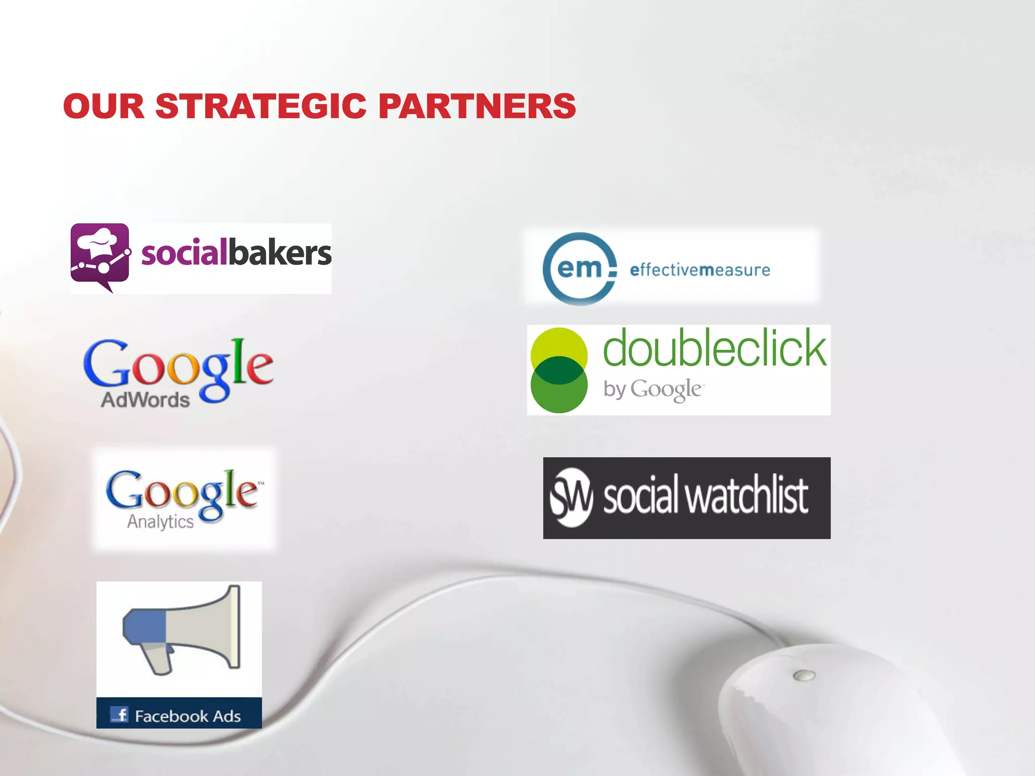 OUR STRATEGIC PARTNERS
 