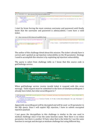 IDSECCONF2013 CTF online Write Up | PDF