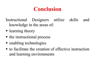 Introduction to Instructional Design | PPTX