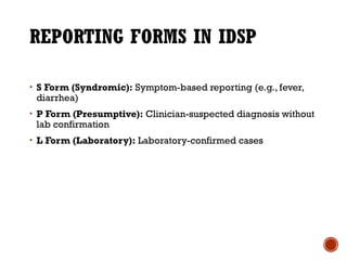 Idsp S Form.pdf Integrated Disease Surveillance Programme (IDSP).pptx