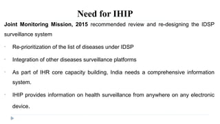 idsp-PPT.pptx integrated disease surveillance programme | PPTX