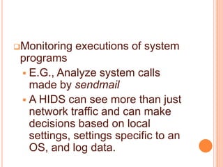 E.G., Packet sniffing via tcpdump at routers