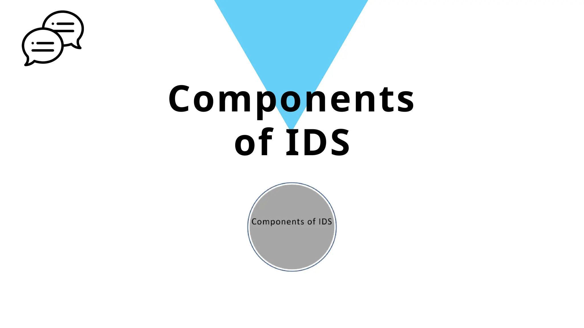 Components
of IDS
 