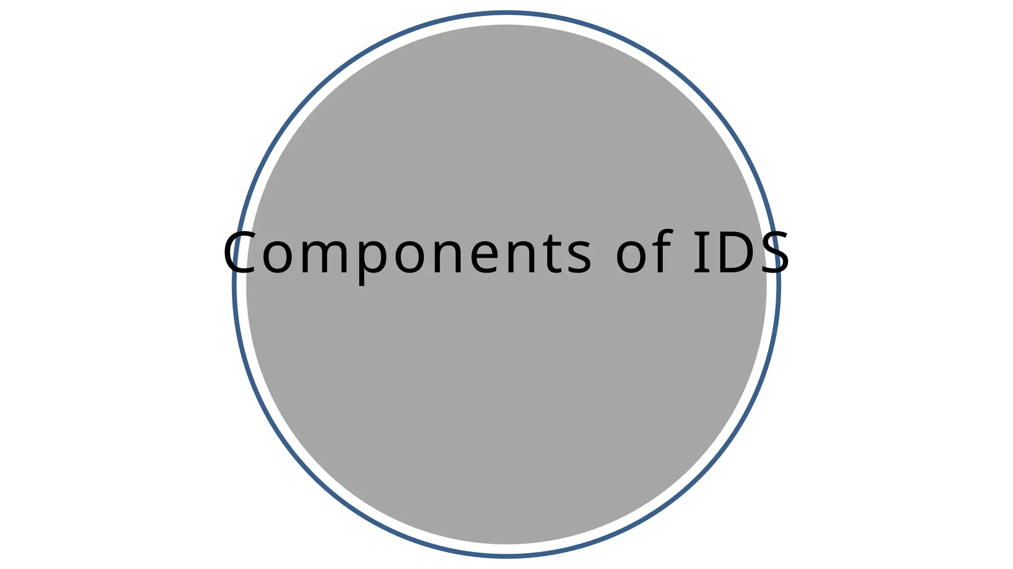 Components of IDS
 