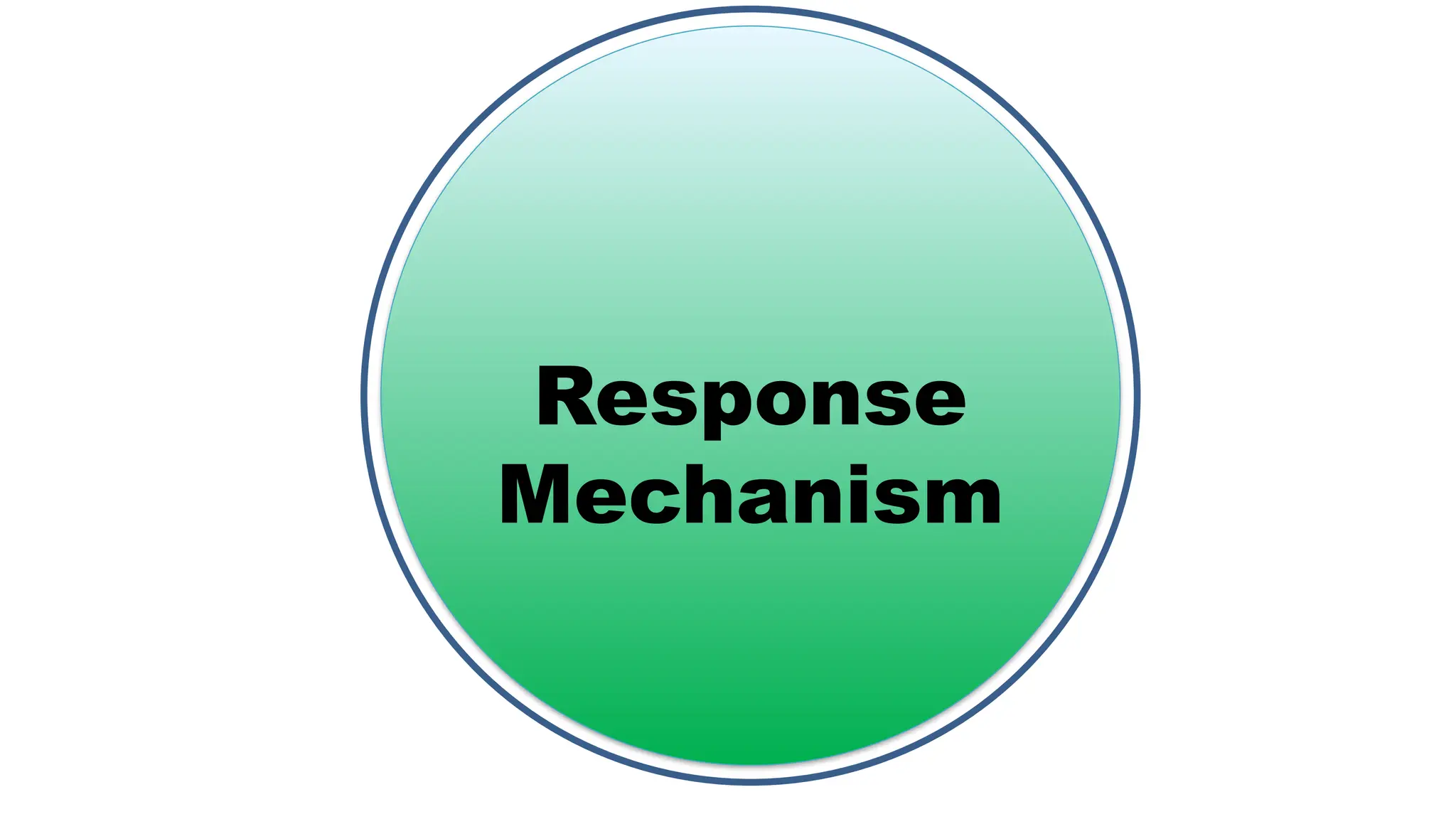 Response
Mechanism
 