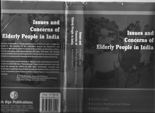 Issues and concerns of elderly people in india   cover page