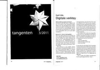 Digitale verkt?y i matematikk; Tangenten 2011