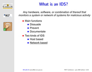 IDS with Artificial Intelligence | PDF