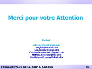 Développement d’une application dédiée L’intérêt de plus en plus important pour les applications sur smartphones Rien que pour l’Iphone + de 2 milliards d’applications téléchargées + de 85 000 applications sur le Store Le marché des smartphones en pleine croissance 