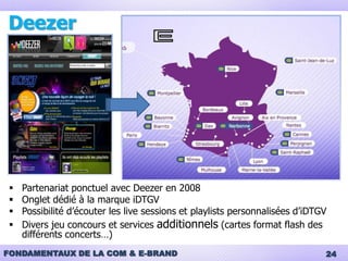 Dailymotionhttp://www.dailymotion.com/iDTGV-EVENEMENTDailymotion partenaire d’iDTGV+ de 10 000 vidéos vuesLiens vers la page FacebookiDTGVVidéos des « live performances » animées par Miss VIP19
