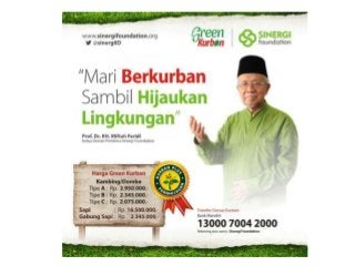 0851 0004 2009 (TELKOMSEL), Kambing Kurban, Sapi Qurban, Green Kurban Sinergi Foundation
