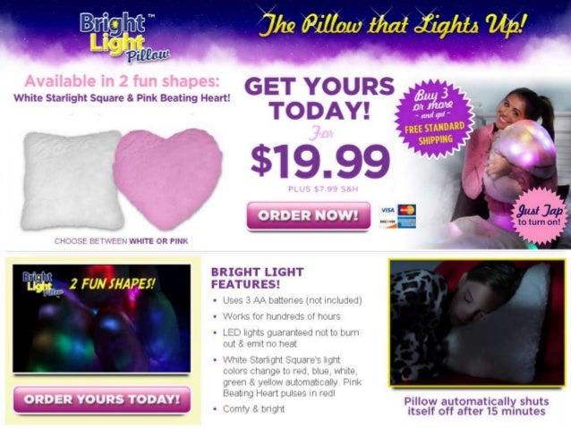 Bright Light Pillow From The Official Bright Light Pillow Website