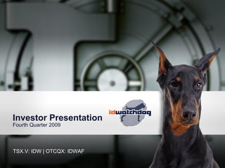 Investor Presentation Fourth Quarter 2009 ,[object Object]
