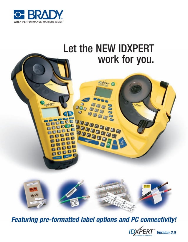 Brady Idxpert Label Printer Brochure | PDF