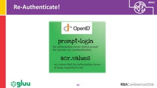 #RSAC
Re-Authenticate!
31
 