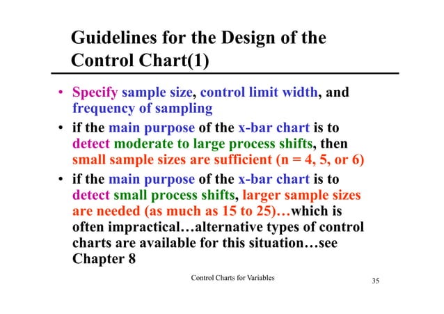 IE-002 Control Chart For Variables | PPT