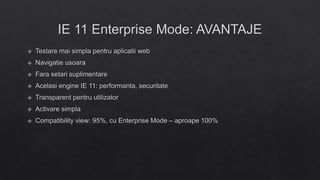 Internet Explorer 11 Enterprise Mode & F12 Developer Tools