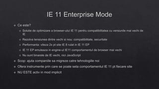 Internet Explorer 11 Enterprise Mode & F12 Developer Tools