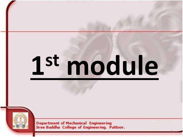 INDUSTRIAL ENGINEERING 1st module | PPT