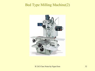 Milling Notes MIlling 1 | PPT