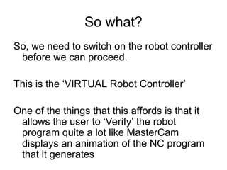 Robotics training through robotstudio .ppt