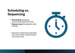 IE508_Part_I_2 Scheduling and its Importance | PDF