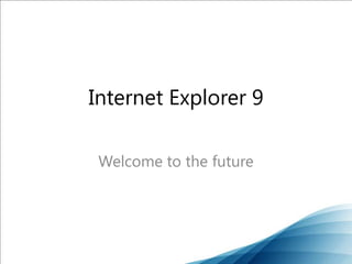 Internet Explorer 8Demo