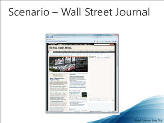 Scenario – Wall Street JournalStarting with Bing