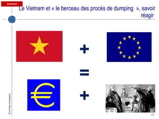 Le Vietnam et « le berceau des procès de dumping  », savoir réagir  + = + 