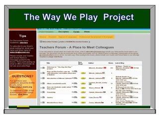 iEARN Project RequirementsAddress a real life question or problem thatis interesting & exciting to you AND your students.Have accessible & age appropriate resources to investigate the topic.