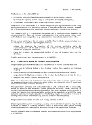 Class 3 Lps System.pdf Protection against lightning – Part 3: Physical damage to structures ...
