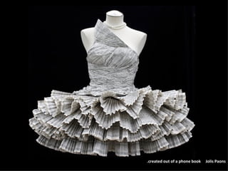 .created out of a phone book   Jolis Paons
 