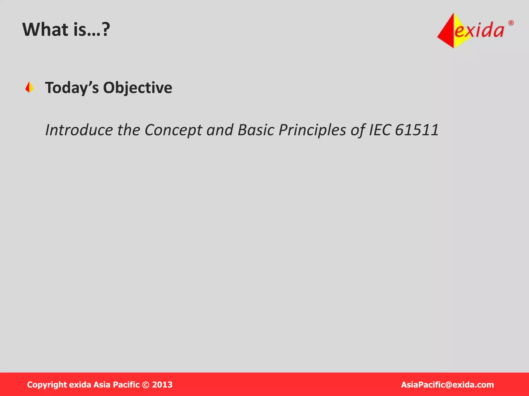 IEC 61511 introduction | PPTX