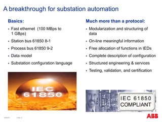 IEC 61850 Overview_Self Designed to seamlessly consolidate functions | PDF