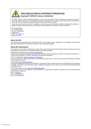 IEC62305-2.pdf Protection against lightning – Part 2: Risk management | PDF