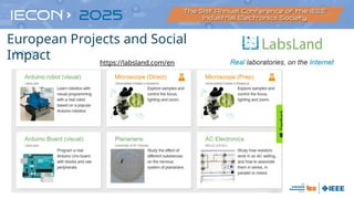 https://labsland.com/en
Industry
European Projects and Social
Impact
 