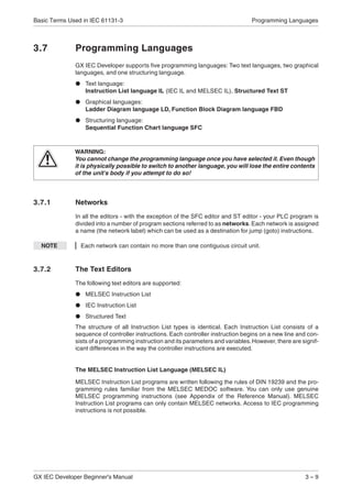 Iec Program Sample IEC programing manual | PDF