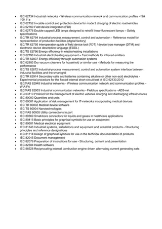Iec standards | PDF