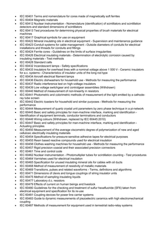 Iec standards | PDF