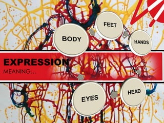 EXPRESSION
MEANING…
 
