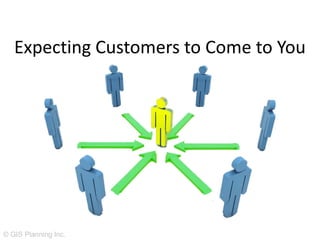 Expecting Customers to Come to You




© GIS Planning Inc.
 