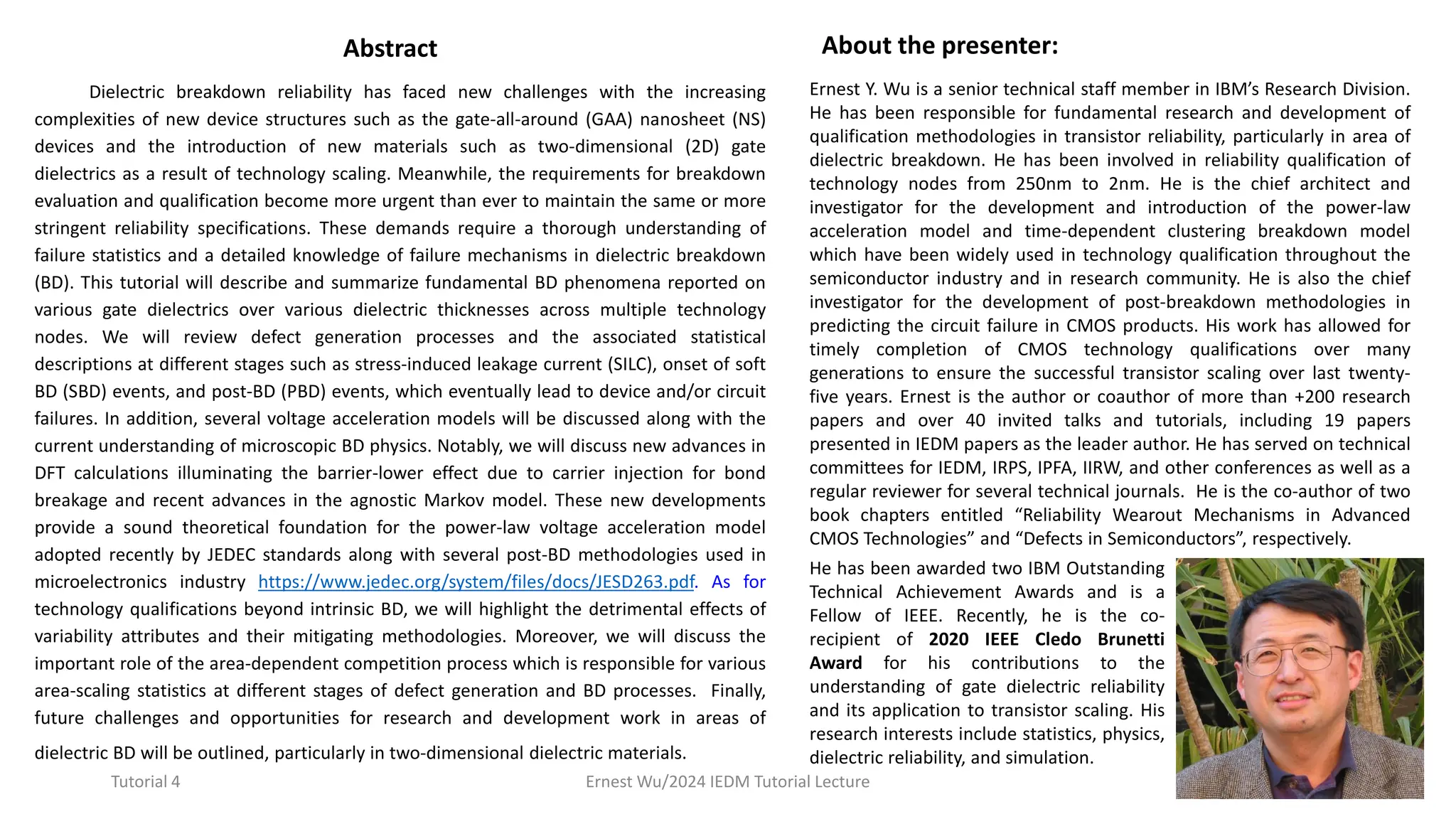 IEDM 2024 Tutorial4_Current understanding, recent advances, and future ...