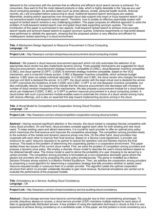 IEEE 2014 C# Projects | PDF