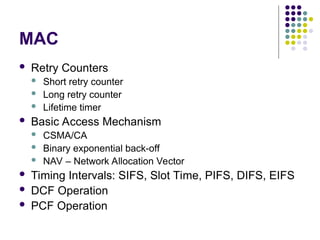 Retry Timer IEEE-802.11overview1111111111111111111.ppt