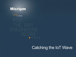 Catching the IoT Wave
 