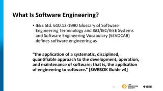 The Global Impact of IEEE Computer Society in Advancing Software ...